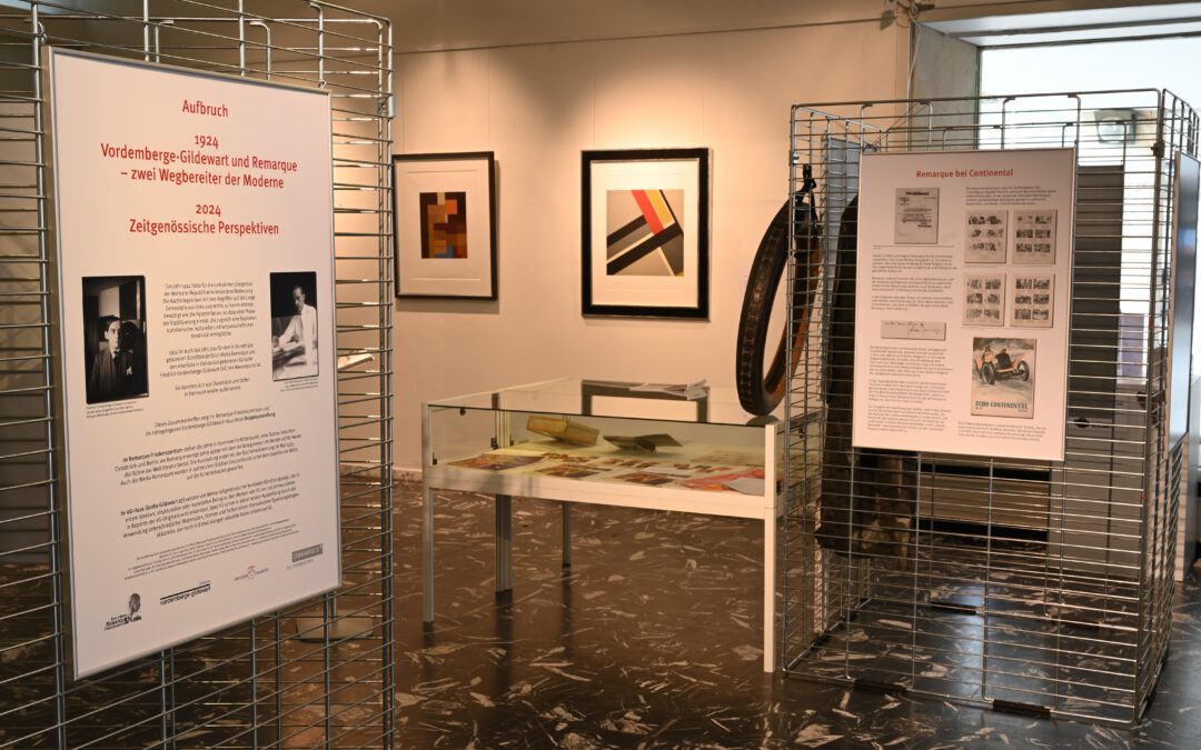 Eindrücke von der Doppel-Ausstellung vom 24.03.2024 bis zum 26.05.2024: Vordemberge-Gildewart und Remarque